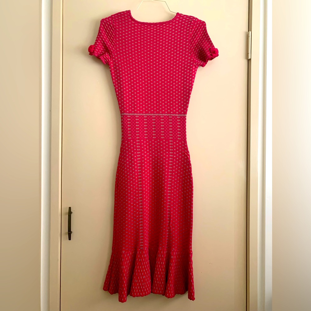✨Host Pick✨ Alannah Hill Raspberry A-Line Dress Size 8 - Picture 4 of 12